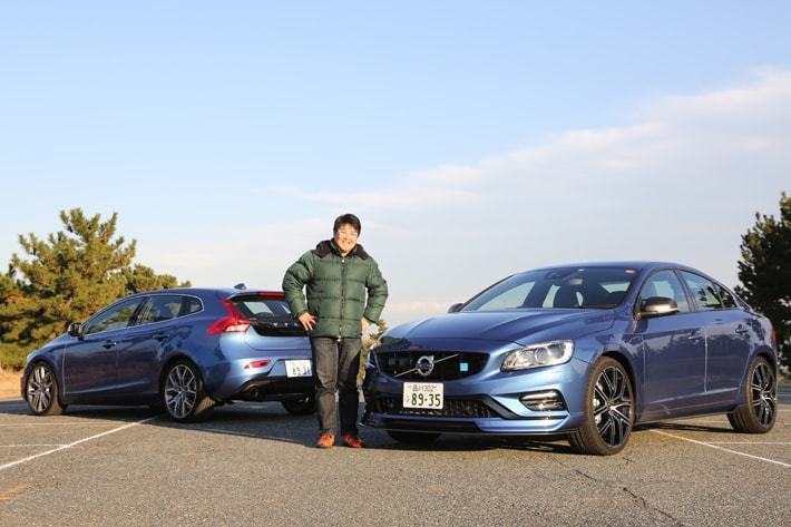 左：ボルボ  V40 D4 R-デザイン Tuned by Polestar 右：ボルボ S60 ポールスター