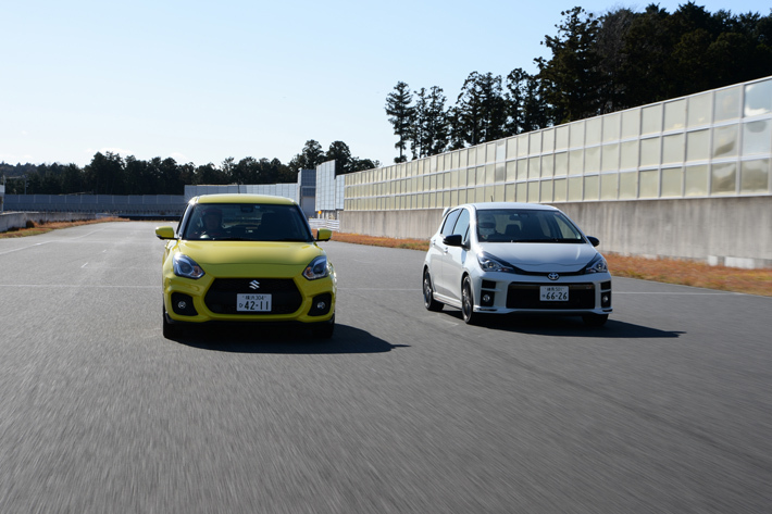 トヨタ ヴィッツGR＋スズキ スイフトスポーツ