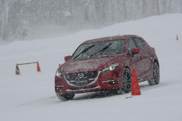 2017年マツダ雪上試乗会[マツダ剣淵試験場(北海道・剣淵町)]　