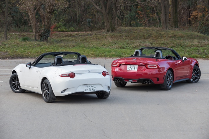 アバルト 124スパイダー Vs マツダ ロードスター どっちが買い 2シーターオープンスポーツカーを徹底比較 3 3 徹底比較 人気新型車比較22年 Mota