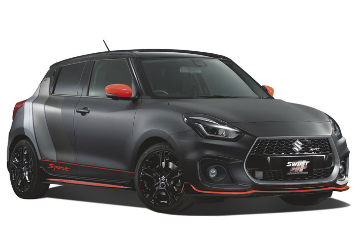 スズキの新型クロスビーがウインター仕様に スポーティなマットブラックのスイスポが登場 東京オートサロン18 画像ギャラリー No 4 業界先取り 業界ニュース 自動車ニュース22国産車から輸入車まで Mota