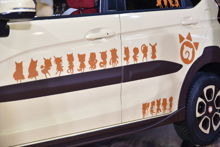 ホンダアクセス けもフレ フィット