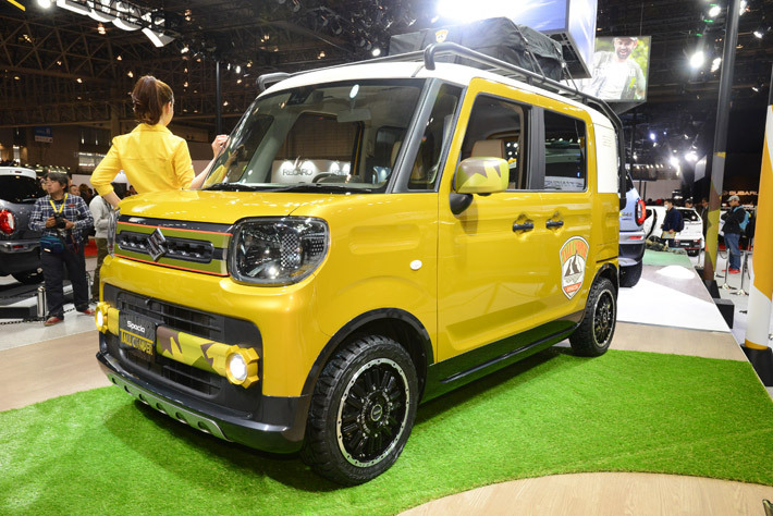 市販化されたスズキ スペーシアギア 実は東京オートサロン18に出展されていた プレイバック 特別企画 Mota 市販化されたスズキ スペーシアギア 実は東京オートサロン18に出展されていた プレイバック 特別企画 Mota