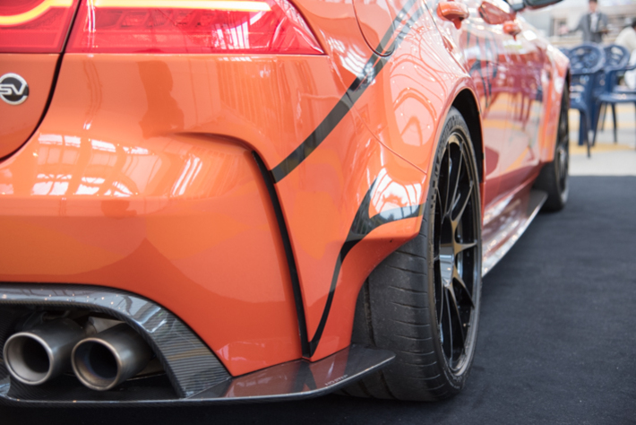 JAGUAR スポーツカー オレンジ JAGUAR スポーツカー オレンジ