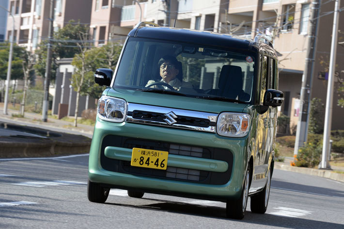 スズキ 新型スペーシア”HYBRID X　2トーンルーフパッケージ装着車”[FF]