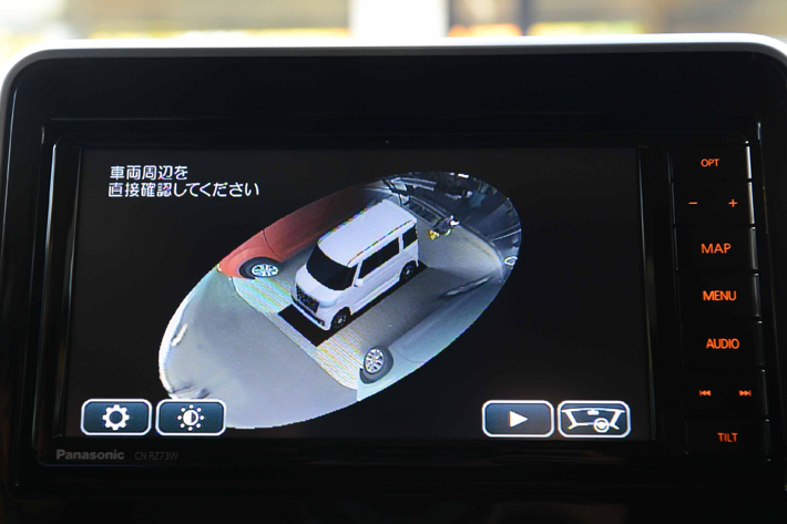 スズキ 新型スペーシア　3dビュー(全方位モニター)