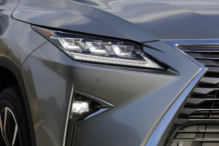 レクサス RX450hL(RXの3列シート版)：外観デザイン