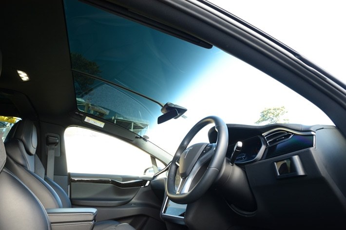 テスラ モデルXの内装
