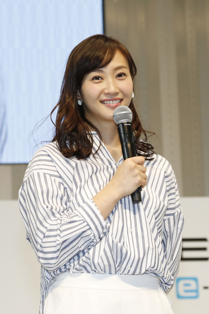 タレントの”ミキティ”こと藤本美貴さん＜日産 新型セレナe-POWER 発表披露会[2018年2月28日(水)／会場：日産自動車グローバル本社ギャラリー(神奈川県横浜市)]＞