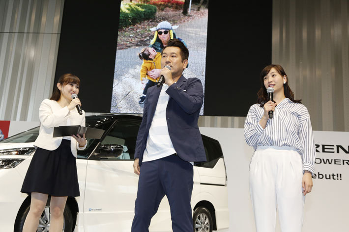 ミキティとフジモンが 家族史上 最高 セレナe Powerのデビューを祝福 画像ギャラリー No 8 新型車リリース速報 Mota