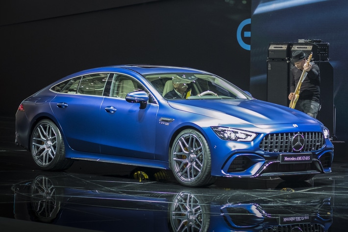 打倒パナメーラ メルセデス Amg Gt 4ドアクーペはamg史上最も過激な4 ドアだ ジュネーブショー18 最新版 モーターショー22 Mota
