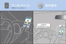 カーディスプレイ「CarWink（カーウインク）」は音声入力も可能