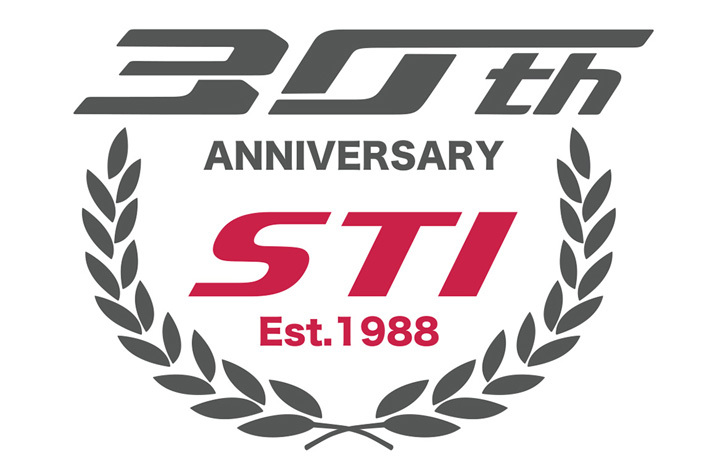 STI 30周年記念ロゴ