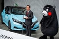 日産、新型リーフタクシー全車導入のおしろタクシーに感謝状