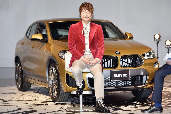 BMW 新型X2／発表会に登場した香取慎吾さん