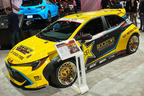 カローラハッチバックの公開に合わせて、お披露目されたフォーミュラドリフト参戦マシン