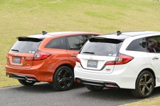 ホンダ ジェイド (白)ハイブリッド RS （オレンジ）RS／2018年5月マイナーチェンジモデル