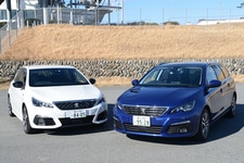 （左）プジョー 308 GT BlueHDi　（右）308 SW Allure BlueHDi