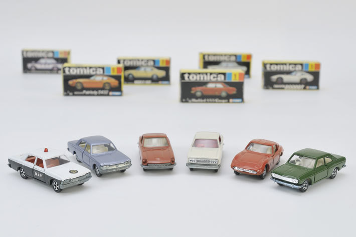 トミカがスタートした1970年に発売されたのはこの6台[TOMICA(トミカ)]