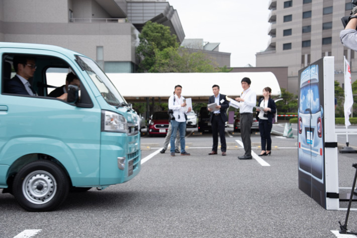 ダイハツ 新型 ハイゼット トラック[ダイハツ ハイゼット トラック 新機能体感試乗会：2018年5月17日・ホテルニューオータニ幕張(千葉県千葉市)]