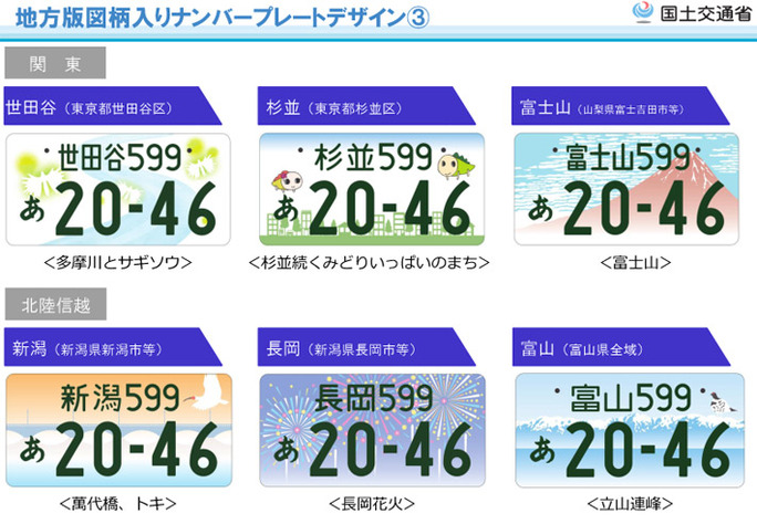 最新版 地方版図柄入りナンバーのデザインが決定 41地域を完全網羅 ご当地ナンバーの取得方法もご紹介 画像ギャラリー No 44 特集 Mota