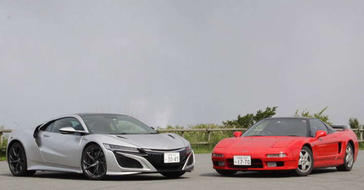 新型NSXと初代NSX