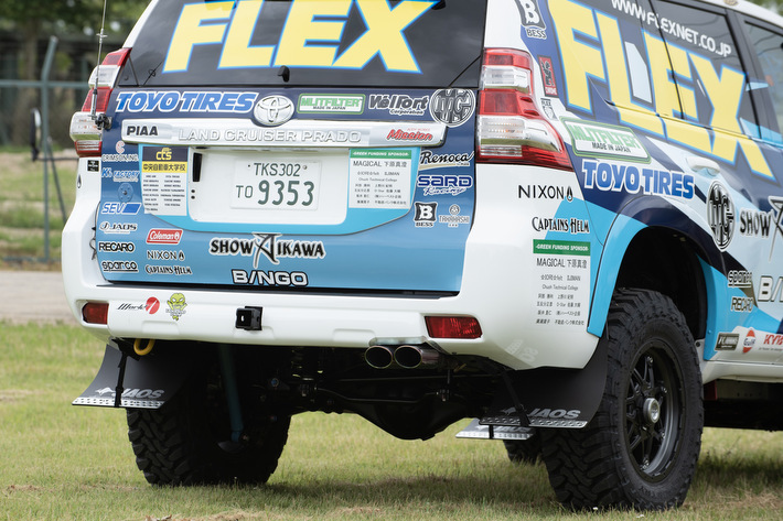 FLEX SHOW AIKAWA RACING AXCRラリープラド