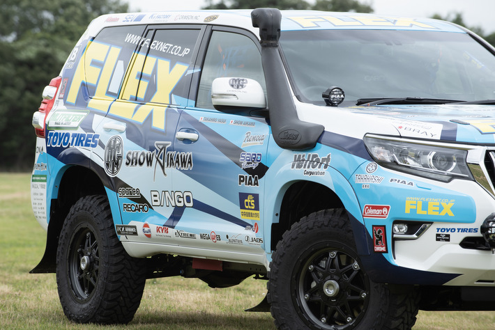 FLEX SHOW AIKAWA RACING AXCRラリープラド