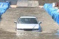 冠水した道路を走り抜けることはできる！？JAFがテスト動画を公開