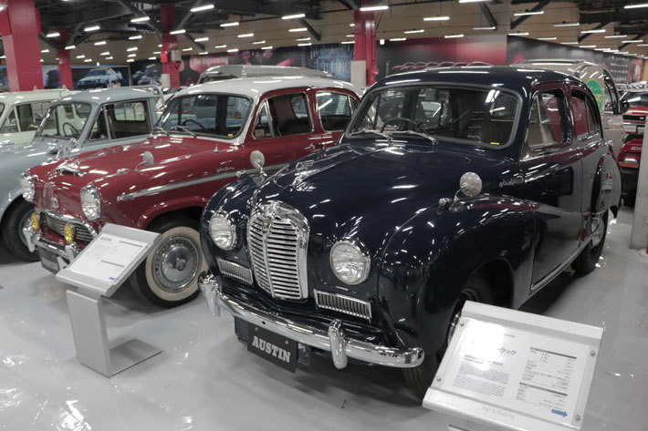 オースチンA40 サマーセットサルーン［1953年］｜日産ヘリテージコレクション 取材会[2018年6月27日／日産座間事業所(神奈川県座間市)]