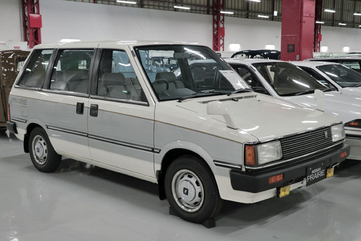 日産 プレーリー JW-G[1984年]｜日産ヘリテージコレクション 取材会[2018年6月27日／日産座間事業所(神奈川県座間市)]