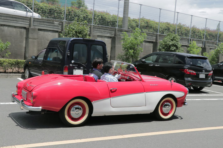 日産 フェアレディ SPL213(1961年式)[同乗試乗]日産ヘリテージコレクション 取材会[2018年6月27日／日産座間事業所(神奈川県座間市)]
