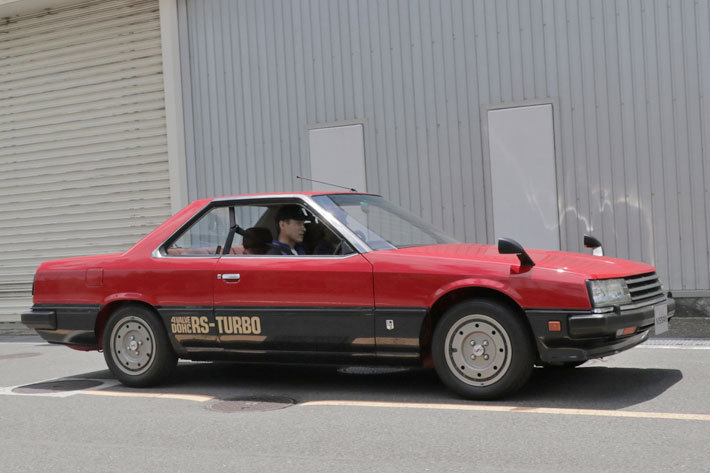 日産 スカイラインハードトップ ターボRS(1983年式)[同乗試乗]｜日産ヘリテージコレクション 取材会[2018年6月27日／日産座間事業所(神奈川県座間市)]