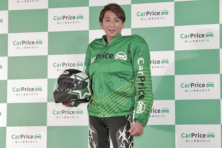 元スマップでオートレーサーの森且行氏 最初に買った車は白いフェラーリ カープライスアンバサダー就任発表会 新型車リリース速報 Mota