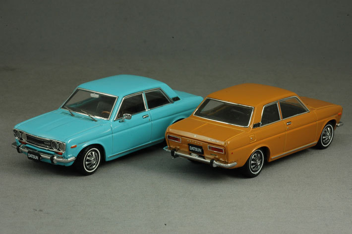 ミスターケーズ　DATSUN 510 2door sedan(青／ブラウン)／[トミーエブロシリーズ］｜TOMYTEC(トミーテック)