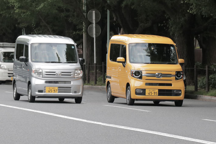 ホンダ N-VANで高速 vs 一般道