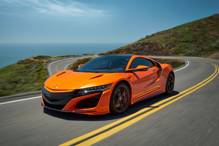 新型nsxが間もなく登場 シャシー性能アップ 新色オレンジ追加 業界先取り 業界ニュース 自動車ニュース21国産車から輸入車まで Mota
