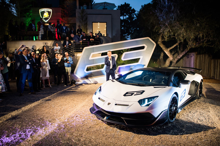 アヴェンタドールSVJ63／モントレー・カー・ウィーク