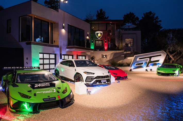 アヴェンタドールSVJ／モントレー・カー・ウィーク