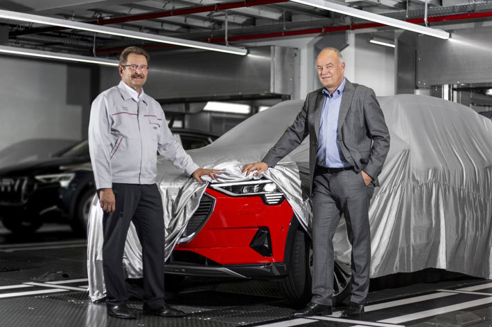 アウディ e-tronを生産開始