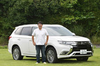 山本シンヤさんと三菱 アウトランダーPHEV 2019年モデル G Premium Package