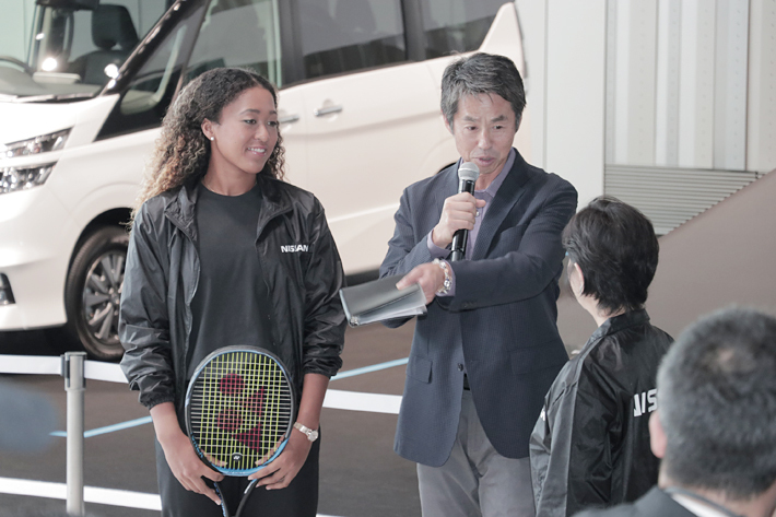 プロテニスプレイヤー 大坂なおみ選手が日産ブランドアンバサダーに就任