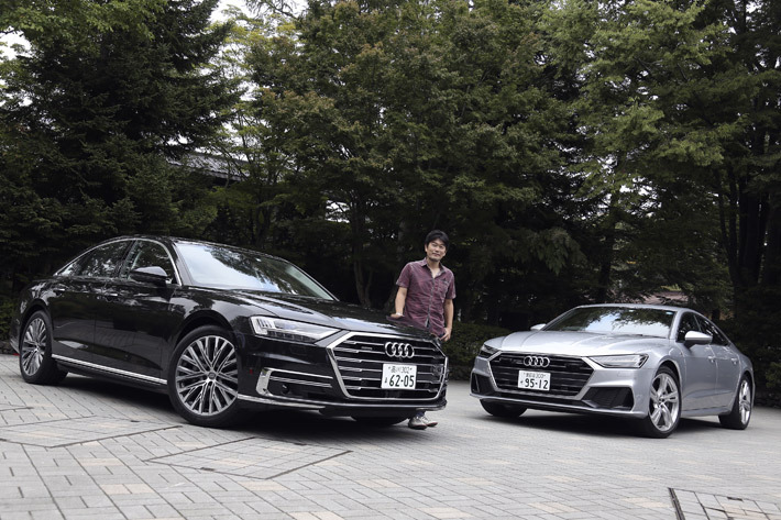 アウディ A7 Sportback・A8と山田弘樹氏