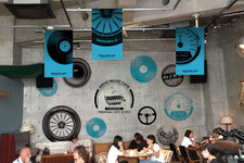 横浜ゴム、「音楽×ドライブ」がコンセプトのコラボレーションカフェを代官山に期間限定オープン