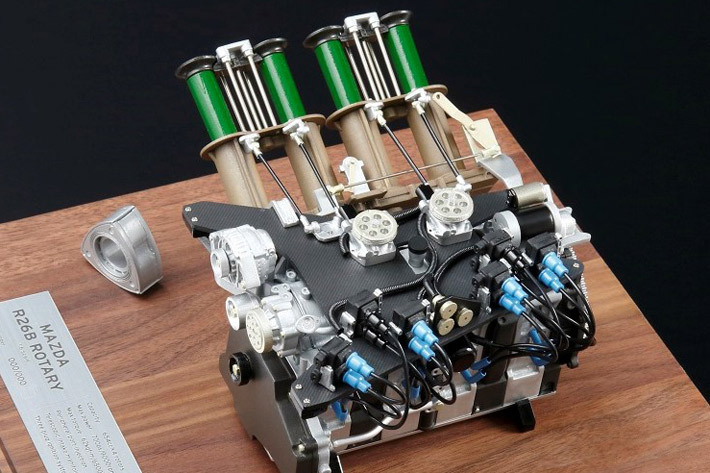 R26B　４ローターレーシングロータリーエンジン　1/6スケールモデル