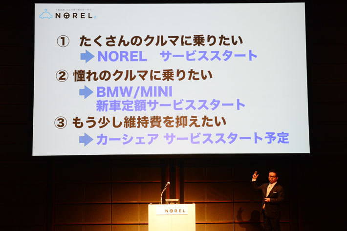 MW×IDOMの新サービス「NOREL」発表会