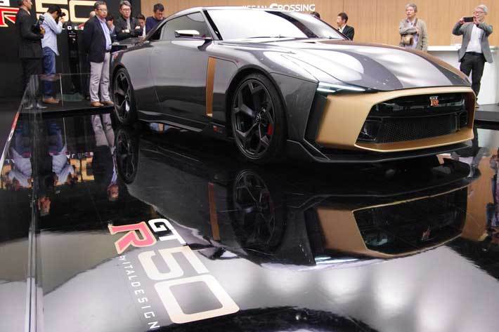 お値段1億円オーバーの特別なGT-R、銀座に降臨！|NISSAN CROSSINGにて「Nissan GT-R50 by Italdesign」が展示中