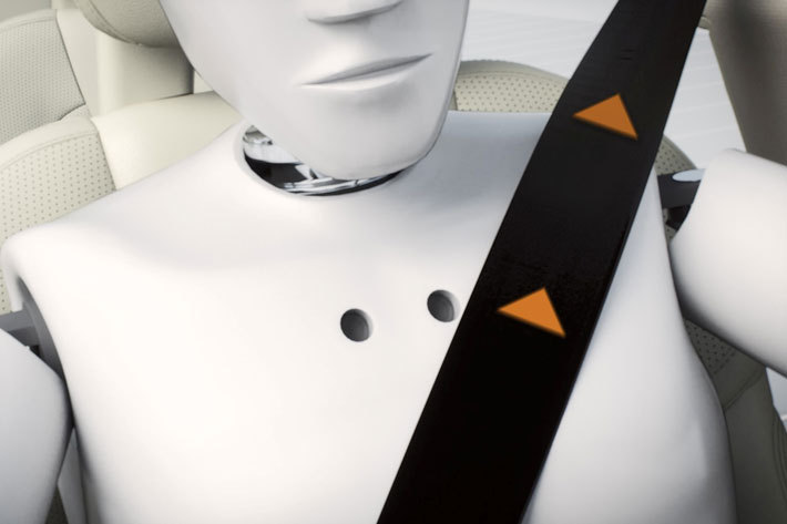 「ランオフロード・ミティゲーション」(道路逸脱回避支援システム)と「ランオフロード・プロテクション」(道路逸脱事故時保護機能)｜ボルボ セーフティセミナー｜ボルボ 先進安全技術の極意