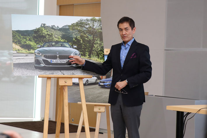 日本人デザイナー 永島 譲二氏 最新bmwデザインを語る 線一本でスポーティに魅せる匠の技とは 現地レポート 新車 車イベント22年 Mota