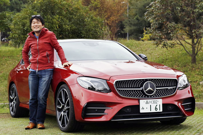 メルセデス・ベンツ 新型 AMG E 53 4MATIC+ と山田弘樹氏
